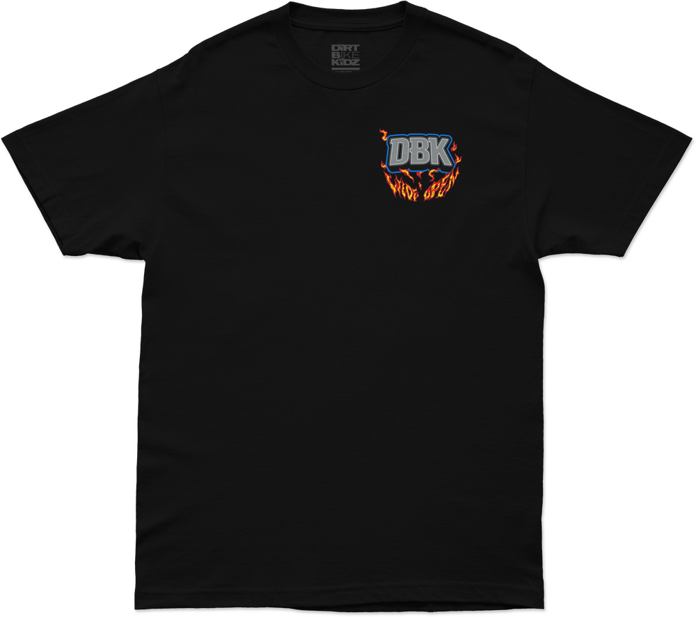 Dbk Wide Open Youth Tee Black Yl