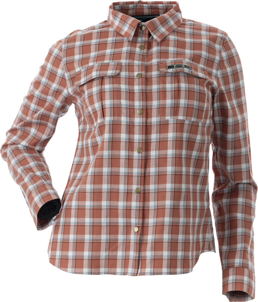 PLAID BUTTON-DOWN TERRACOTTA PLAID SM