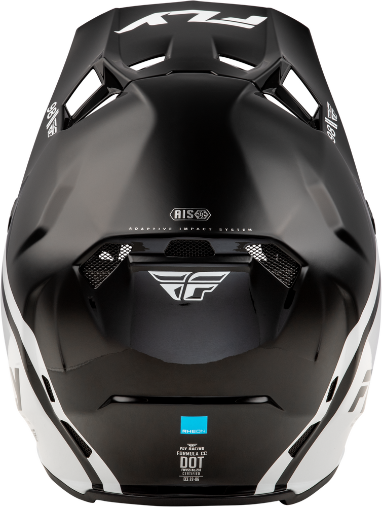 FLY RACING FORMULA CC OBJECTIVE HELMET BLACK/WHITE LG