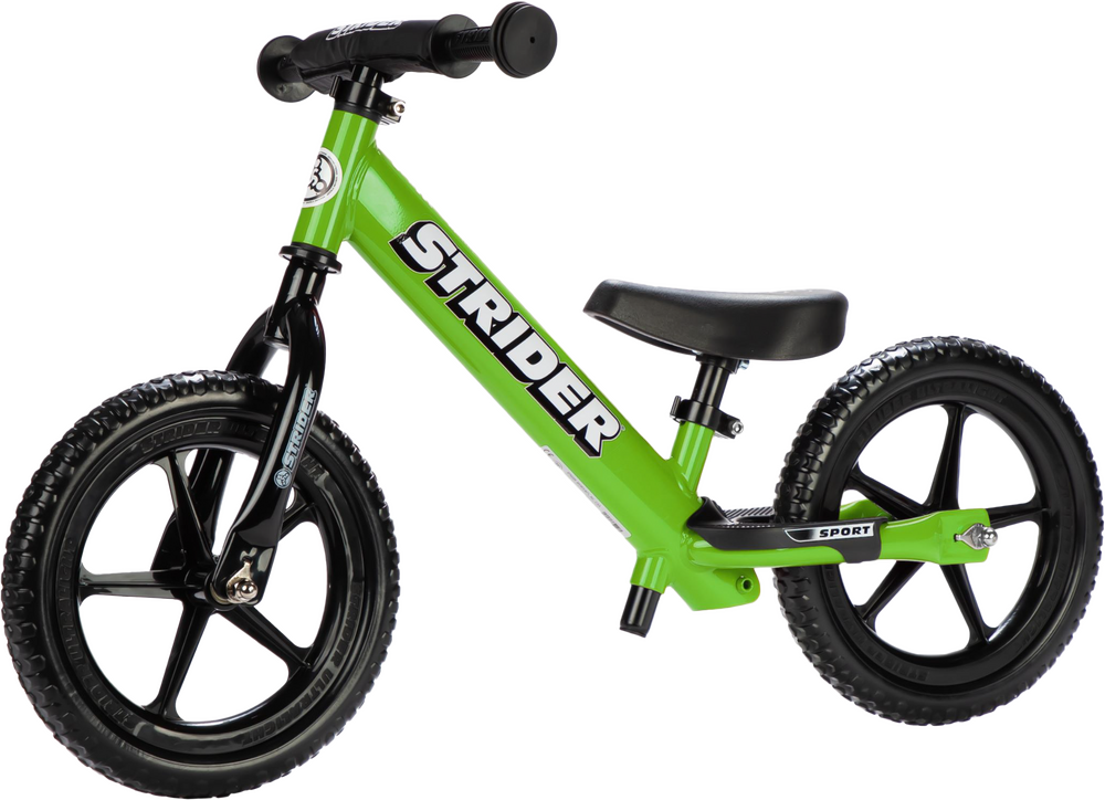 Strider 12 Sport Bike Green