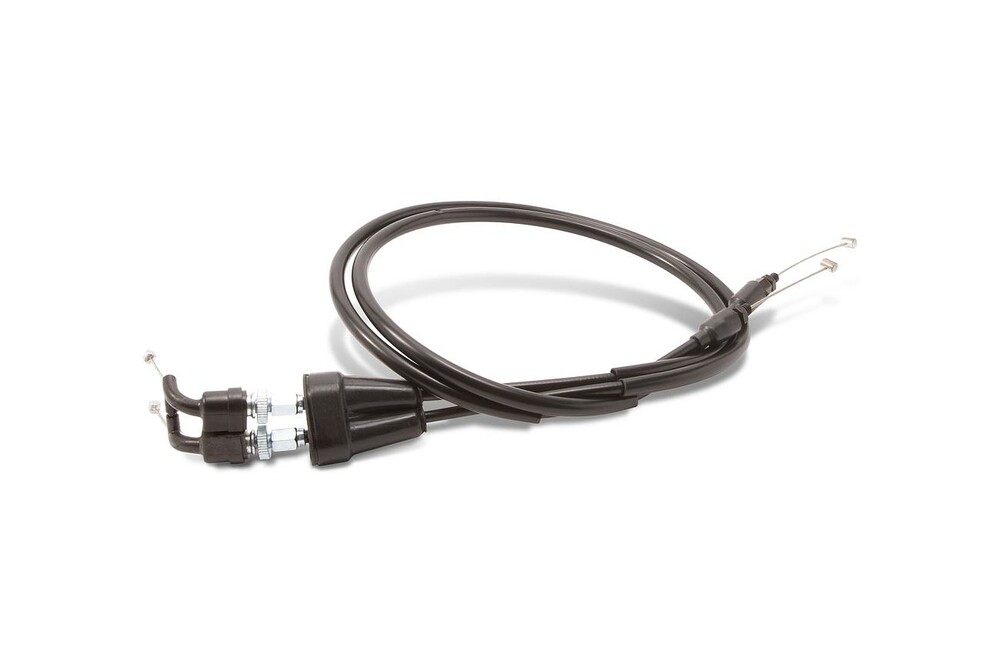 MOTION PRO BLACK VINYL THROTTLE CABLE PUSH-PULL  SET KTM/HUS