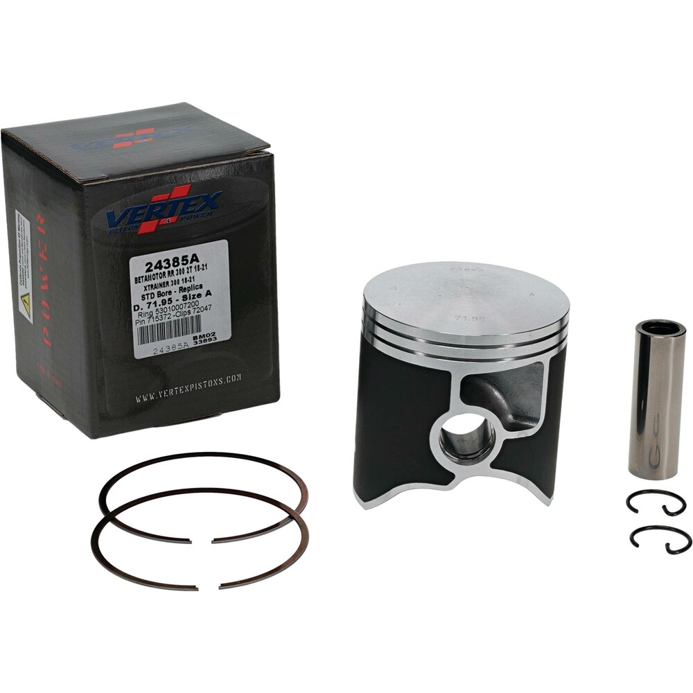 VERTEX PISTON KIT CAST 71.95/STD BETA