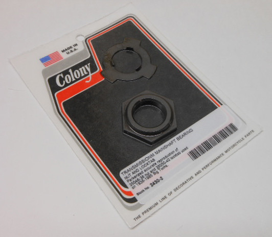 Colony Machine Transmission Main Shaft Nut Big Twin 36-85