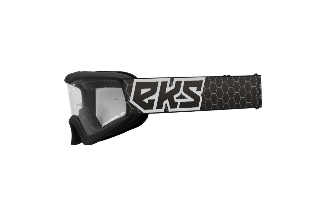 Eks Brand Youth XGrom Goggles — Black/White