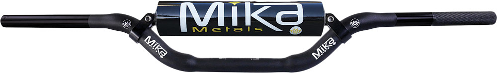 MIKA METALS HANDLEBAR HYBRID SERIES 7/8" MINI HIGH BEND BLK