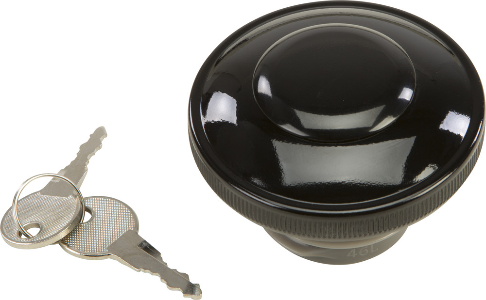 HARDDRIVE GAS CAP SCREW-IN W/LOCK&COVER NON-VENTED BLACK