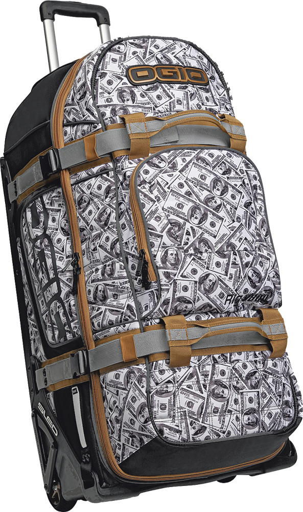 RIG 9800 ROLLING LUGGAGE BAG BENJAMINS 34"X16.5"X15.25"