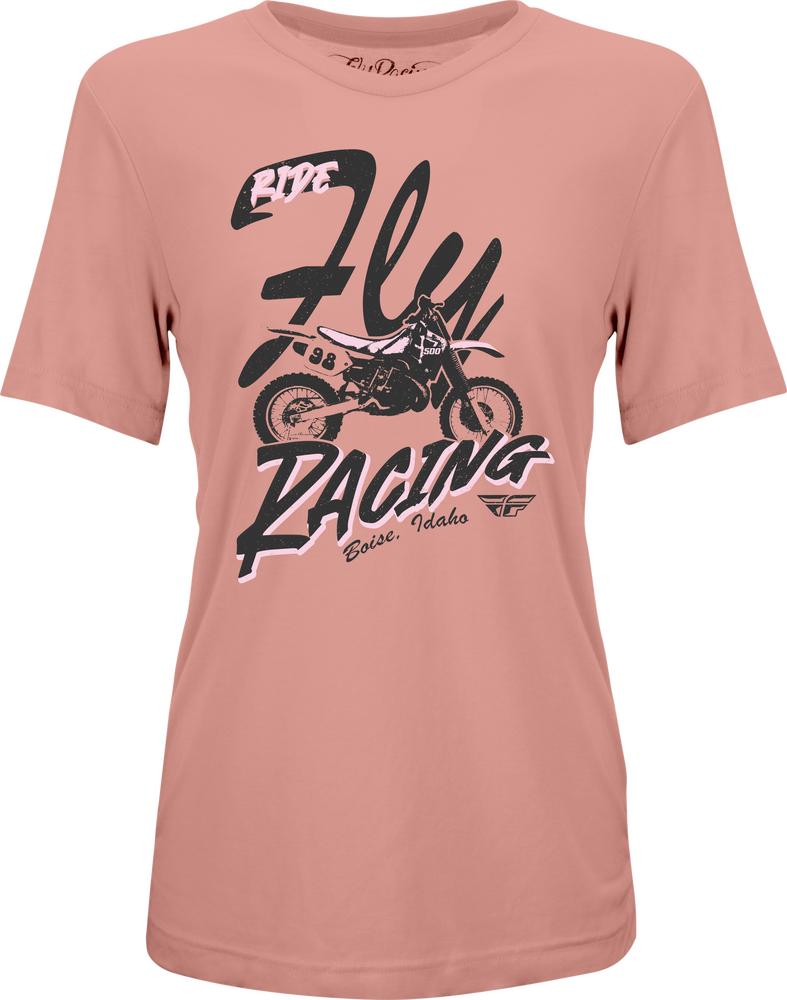 FLY RACING FLY WOMEN'S VINTAGE TEE PINK LG
