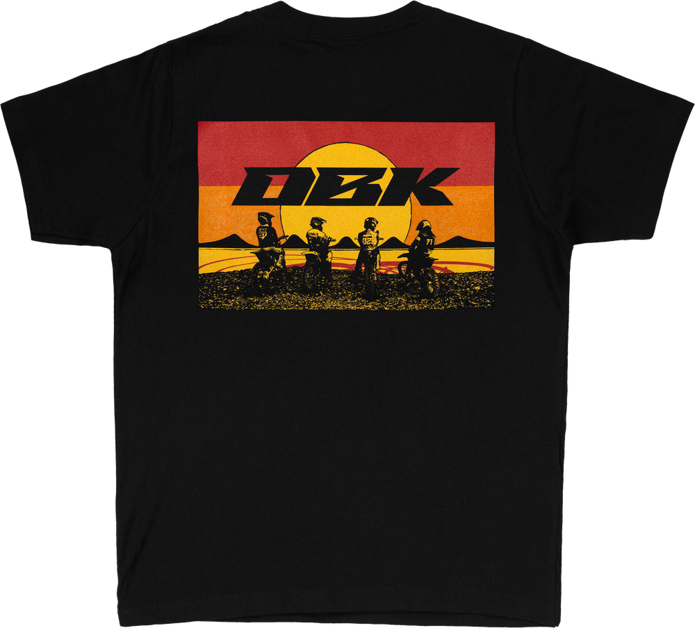 Dbk Youth Sunday Stripe Tee (2026) — Black