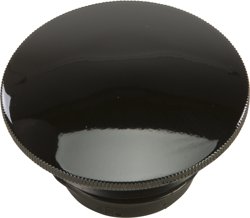 HARDDRIVE GAS CAP SCREW-IN SMOOTH NON-VENTED GLOSS BLACK `96-20