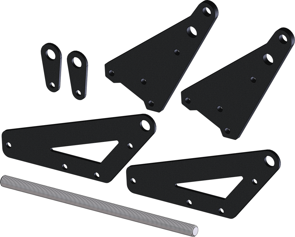 KFI UTV PRO 2.0 PUSH TUBE +6" KIT