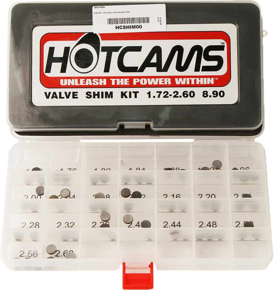 HOT CAMS VALVE SHIM KIT 69PC KTM