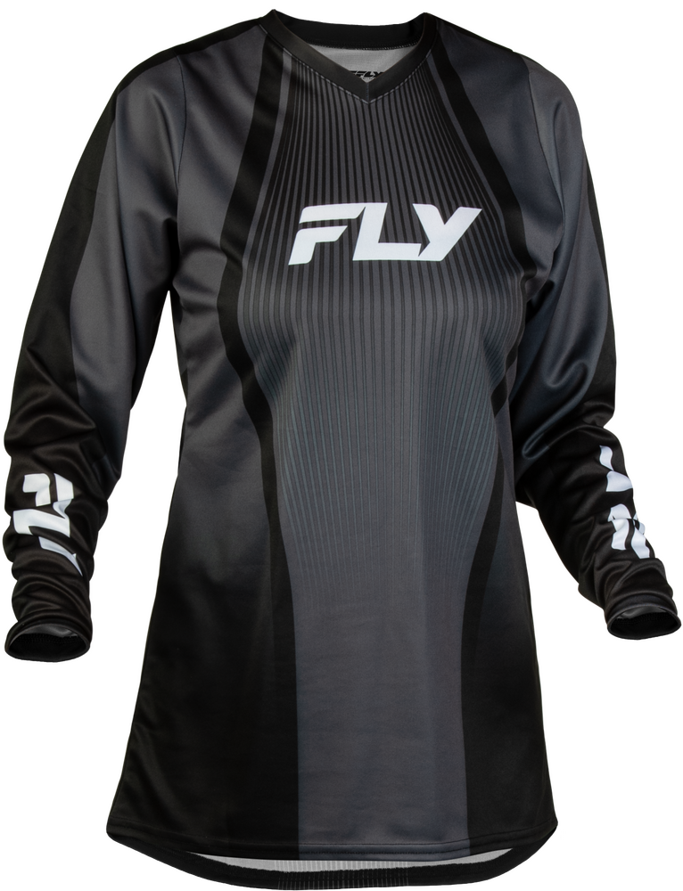 Fly Racing Women's F-16 Lift Jersey (2027) — White/Black