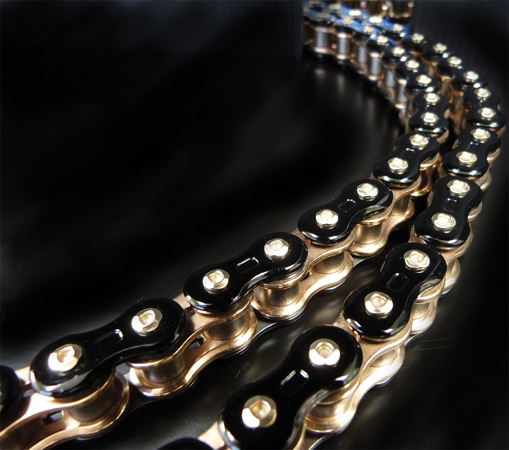 EK CHAIN MXR 3D QX2 X-RING 520-116L BLK/GLD