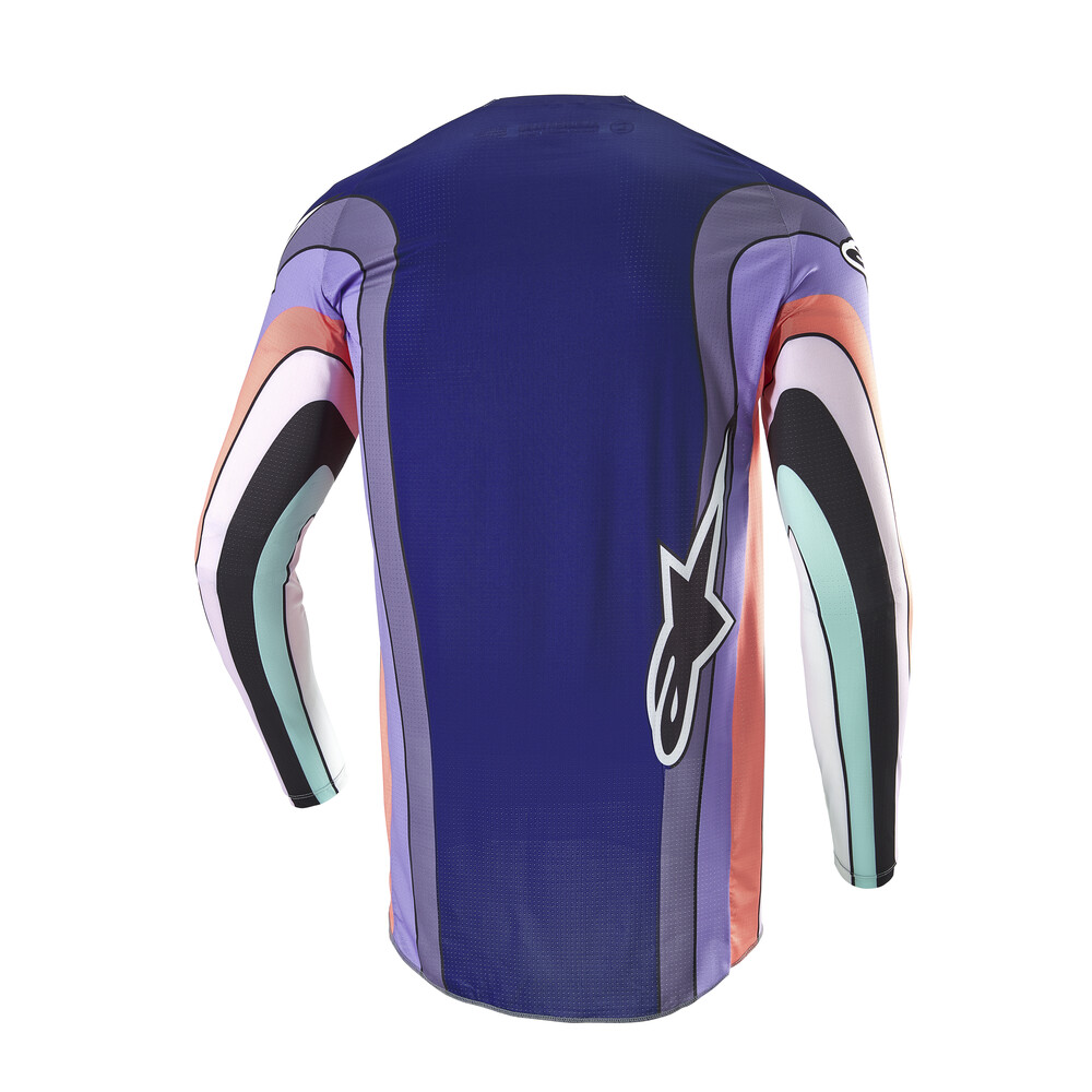 ALPINESTARS TECHSTAR LE IMPERIAL JERSEY DOUBLE PURPLE/BLUE/BLACK MD