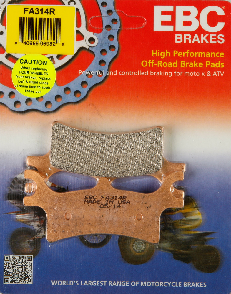 Long-Life Sintered "R" Brake Pads