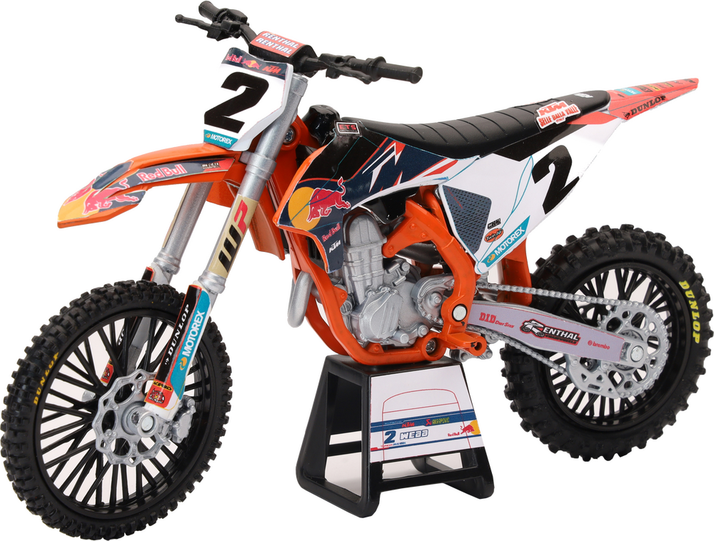New-Ray 1:12 Scale Redbull Ktm 450sx-F Cooper Web #2