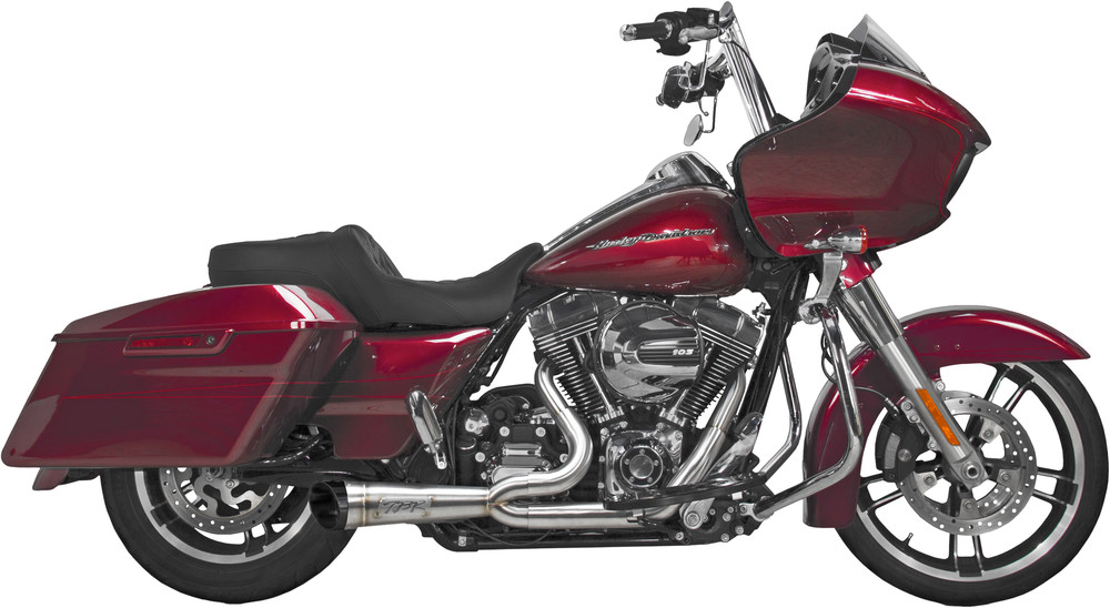 TBR COMP-S 2-1 TC FLH/FLT BRUSHED W/BLACK ENDCAP