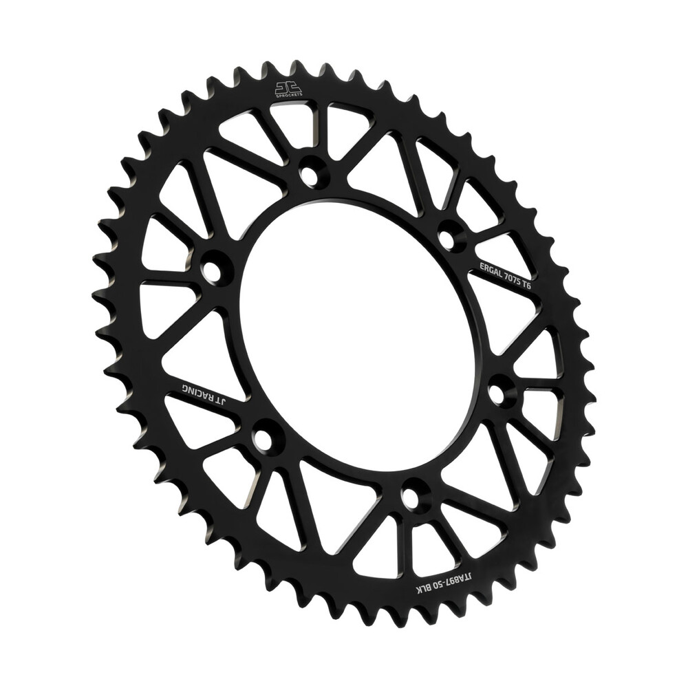 JT REAR RACELITE SPROCKET ALUM 50T-520 BLK HUS/HUSQ/KTM
