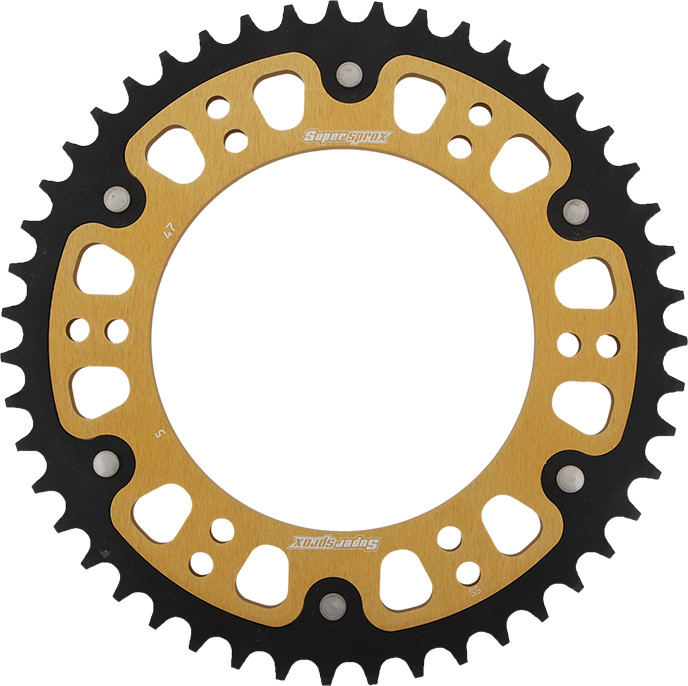 REAR STEALTH SPROCKET ALU/STL 47T-520 GLD APR/BMW