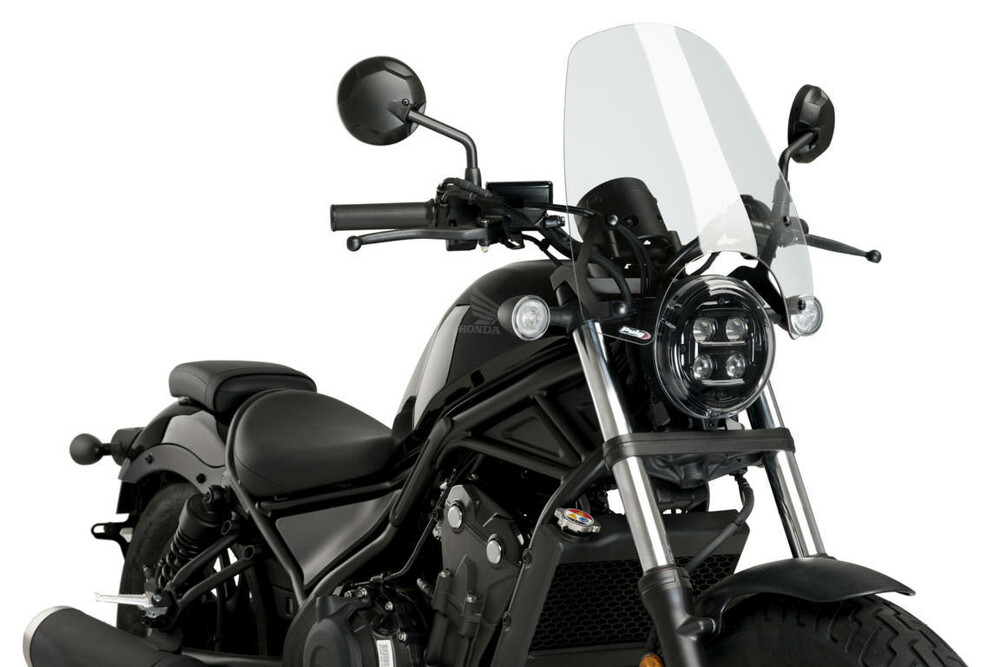 Puig Touring Naked New Generation Windscreen Honda Rebel 300 / 500 2017-2024