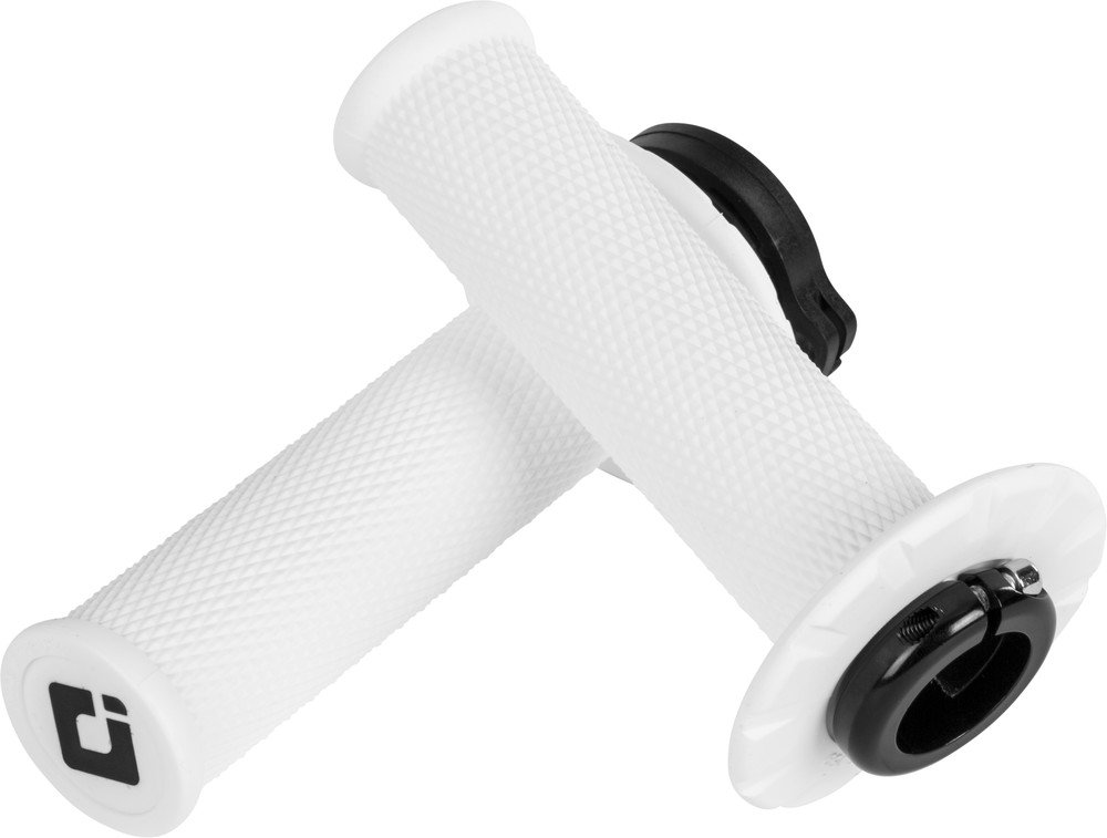 ODI MX V2 LOCK-ON GRIPS NO WAFFLE WHITE (PRO SOFT)