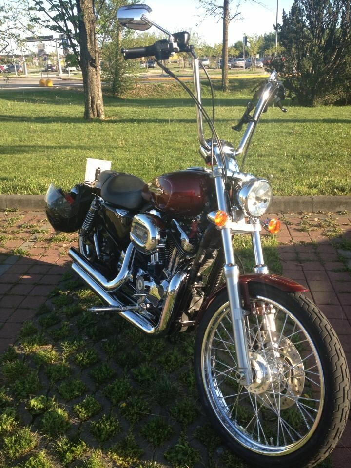 BURLY BRAND NARROW 14" APEHANGERS 1" CHROME
