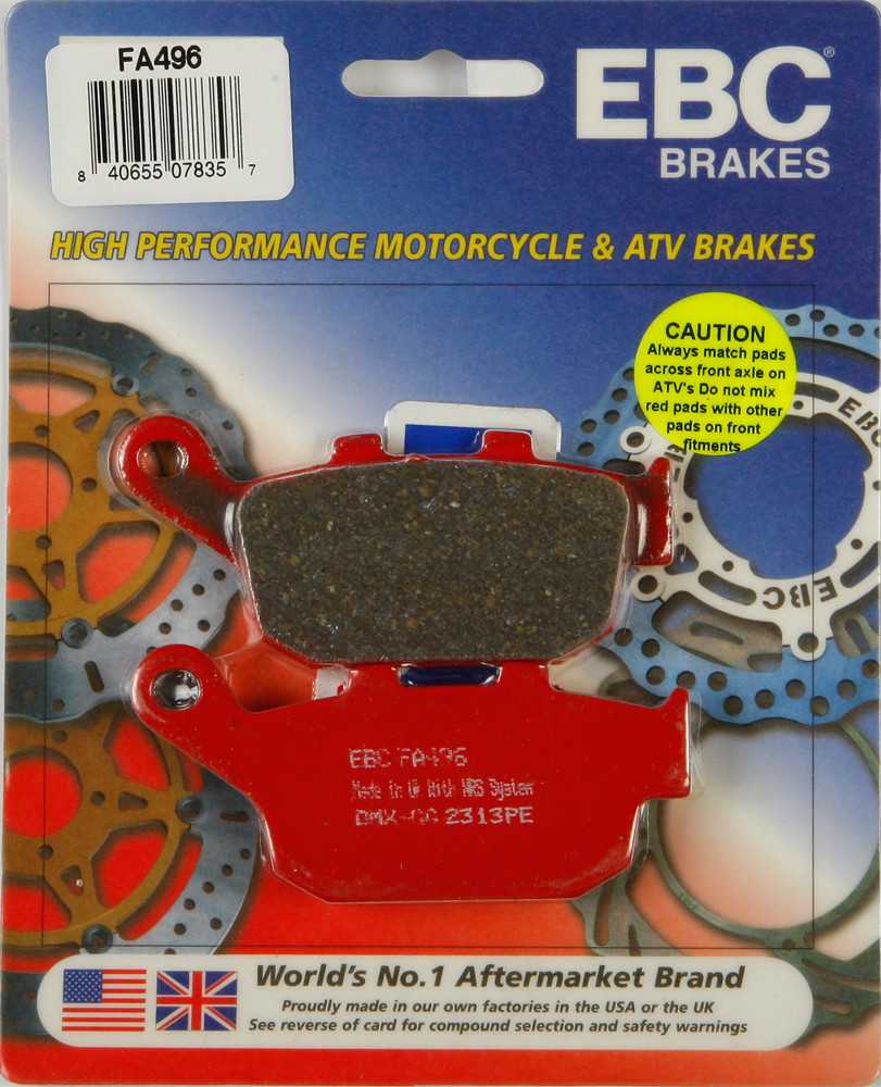 EBC FA496 Organic Rear Brake Pads