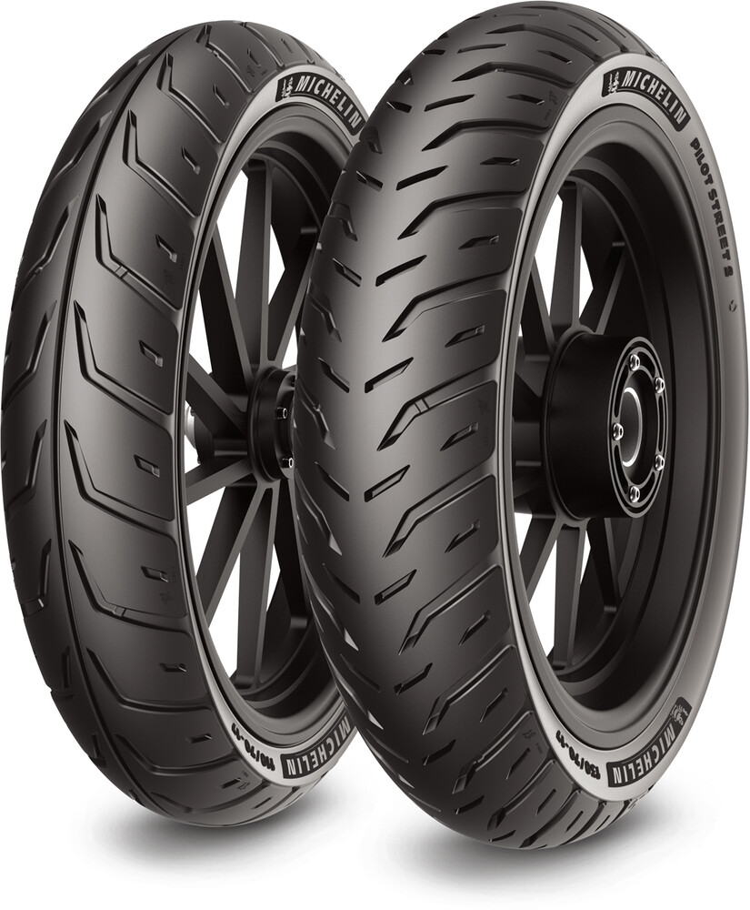 Michelin Tire Pilot Street 2 Front/Rear 100/80-17 52s Tl