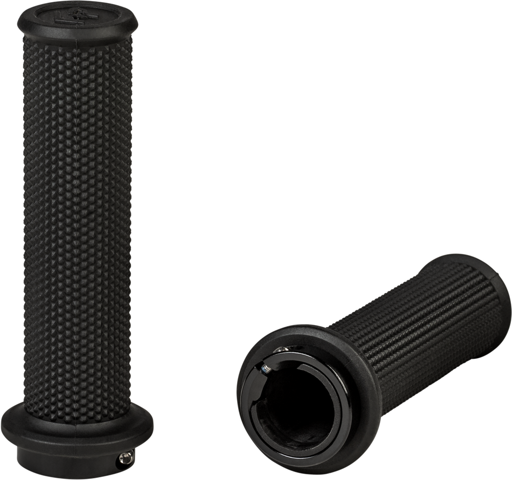 CONTROL ATV LOCK-ON GRIPS BLACK NO WAFFLE