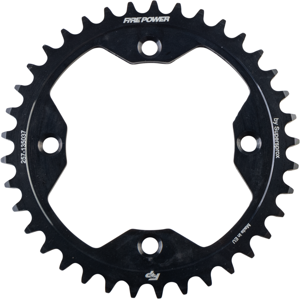 FIRE POWER REAR SPROCKET STEEL 37T BLK