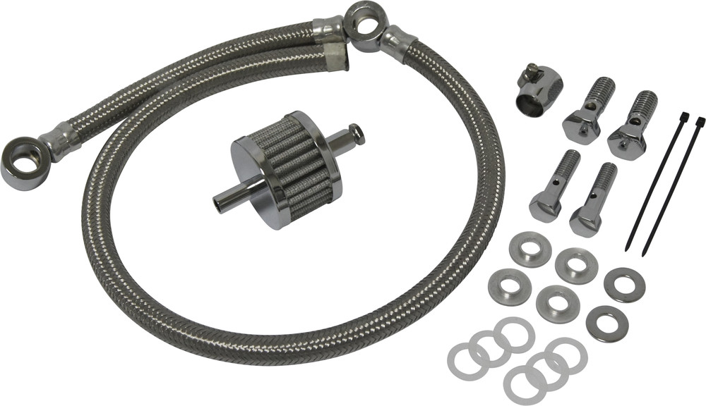UNIVERSAL BREATHER HOSE KIT 93-16 CUSTOM APPS