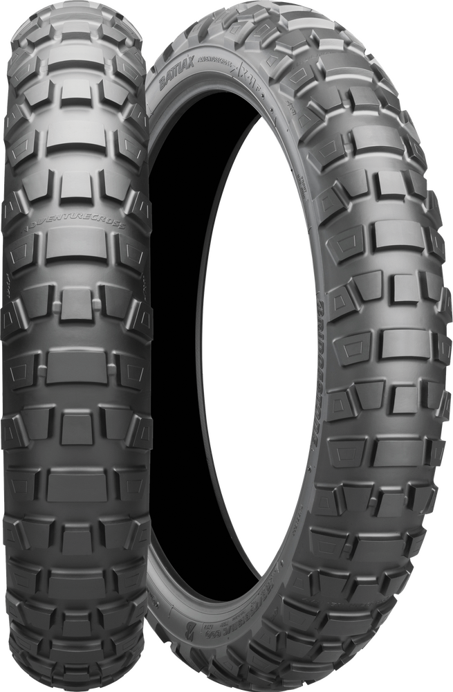 Bridgestone Tire Battlax Advcross Ax41 Fr 110/80b19 59q Bias Tl