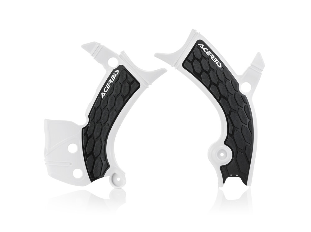 ACERBIS X-GRIP FRAME GUARD WHITE/BLACK