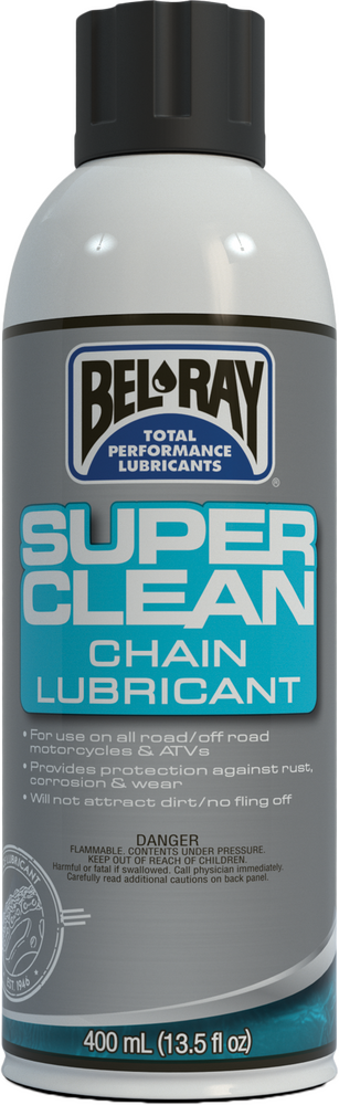 BEL-RAY SUPER CLEAN CHAIN LUBE 400ML