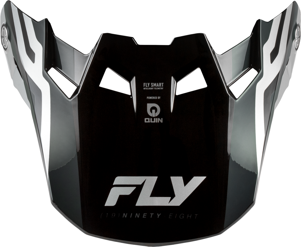 Fly Racing Formula S Carbon Byte Visor (2026) — Black Carbon/Grey/Silver