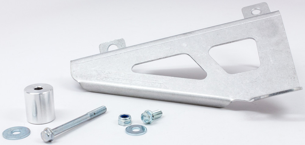 Works Radiator Brace YZ65 Silver