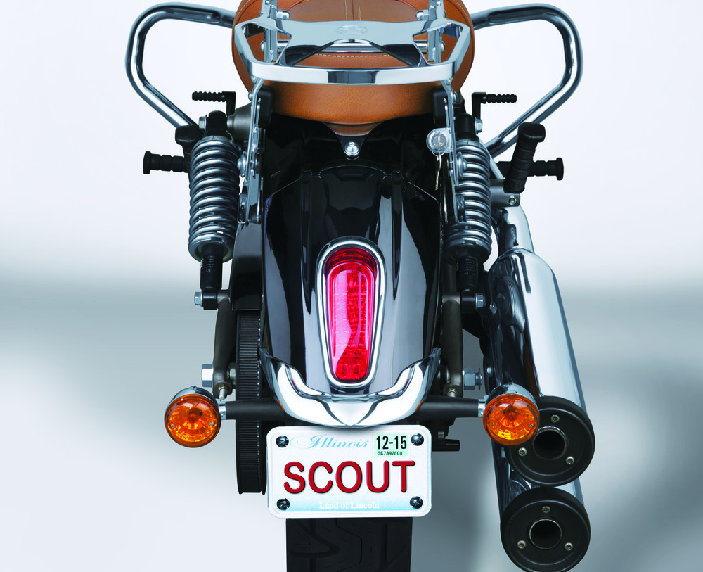 REAR FENDER REAR TIP CHROME INDIAN