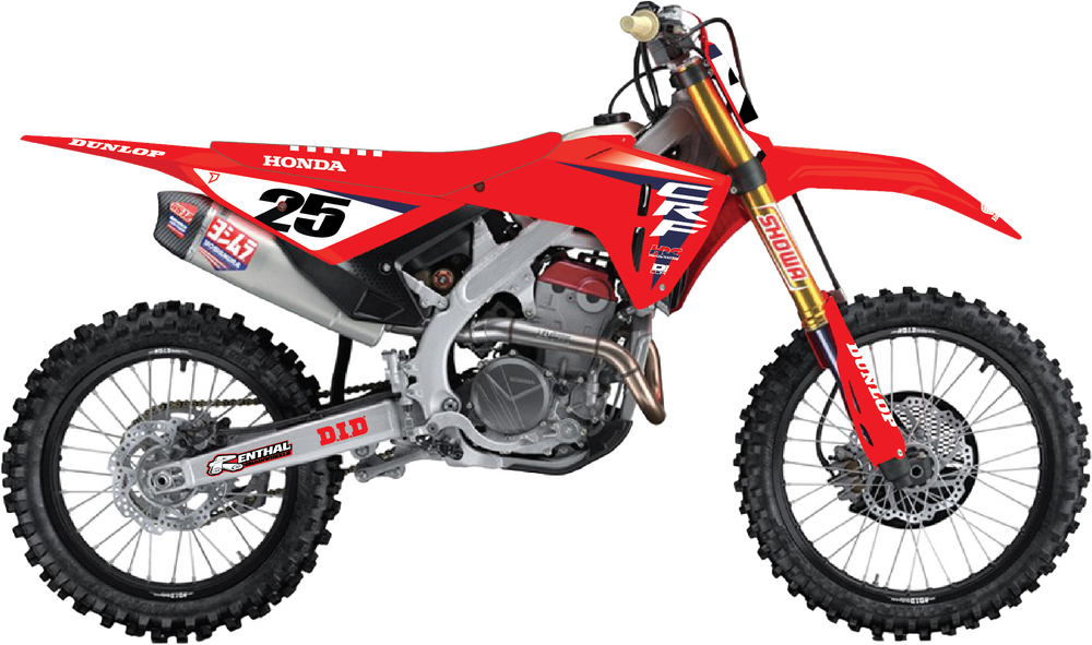 D-COR COMPLETE KIT 25 HRC CRF 250R (22-24) BLK BG