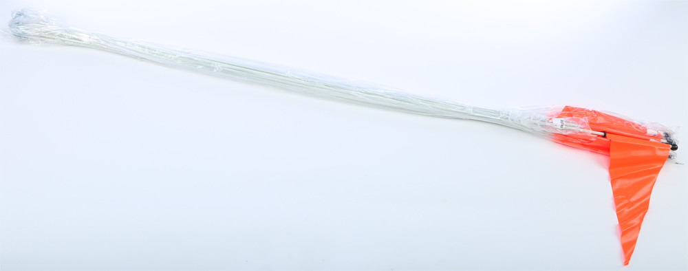SP1 SAFETY FLAG STRAIGHT MOUNT 6' POLE 10/PK