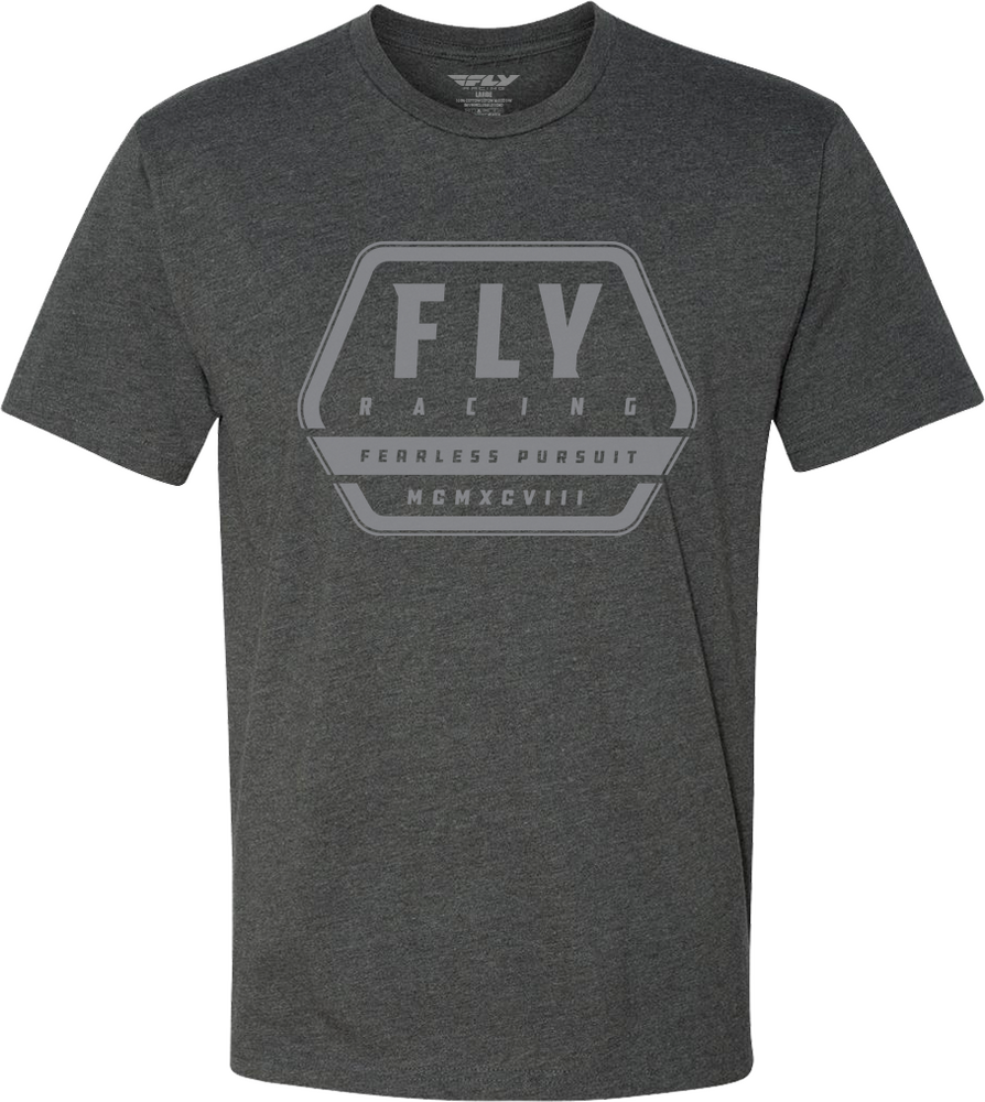 FLY TRACK TEE CHARCOAL SM