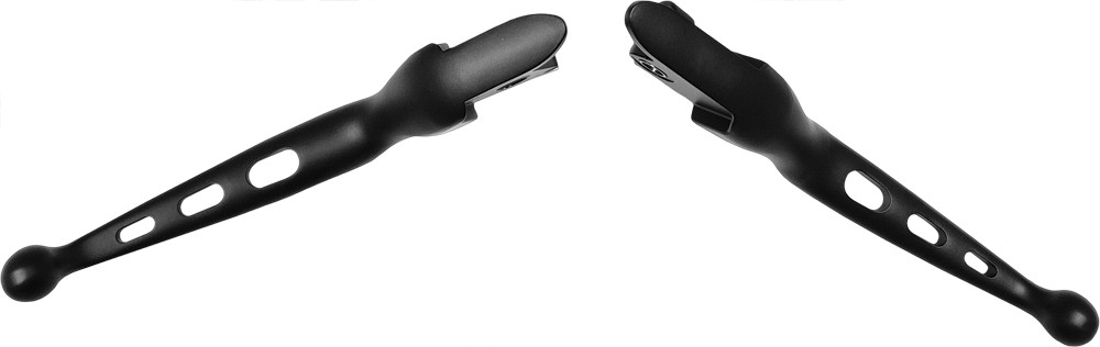 HARDDRIVE 3-HOLE LEVER SET BLACK FLH/FLT 08-13