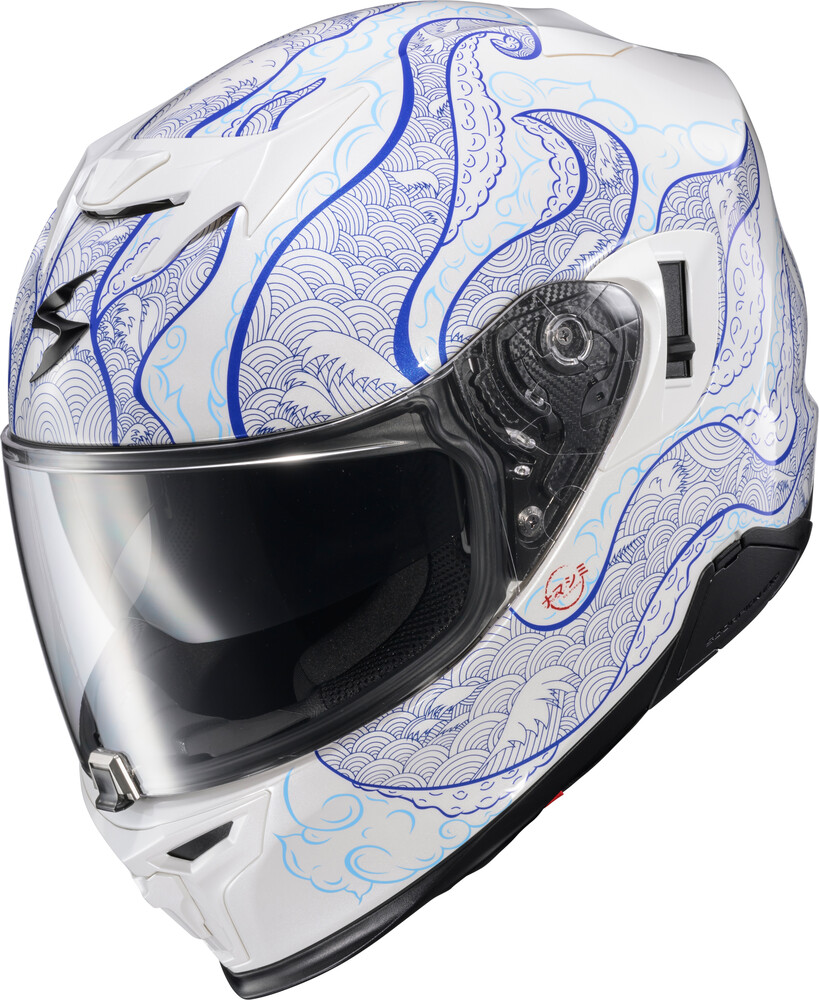 Scorpion EXO 2026 EXO-T520 Helmet — White/Blue