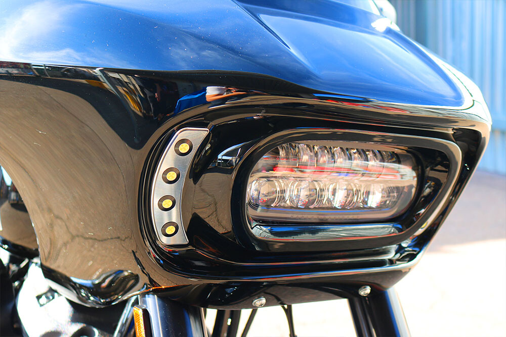 Baggernation Quad-Pod Front Light Kit Satin