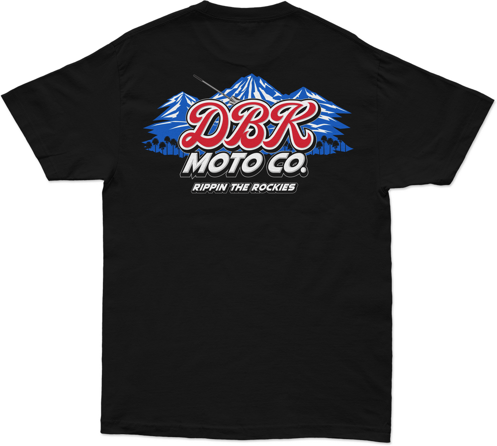 DBK RIPPIN THE ROCKIES TEE BLACK XL
