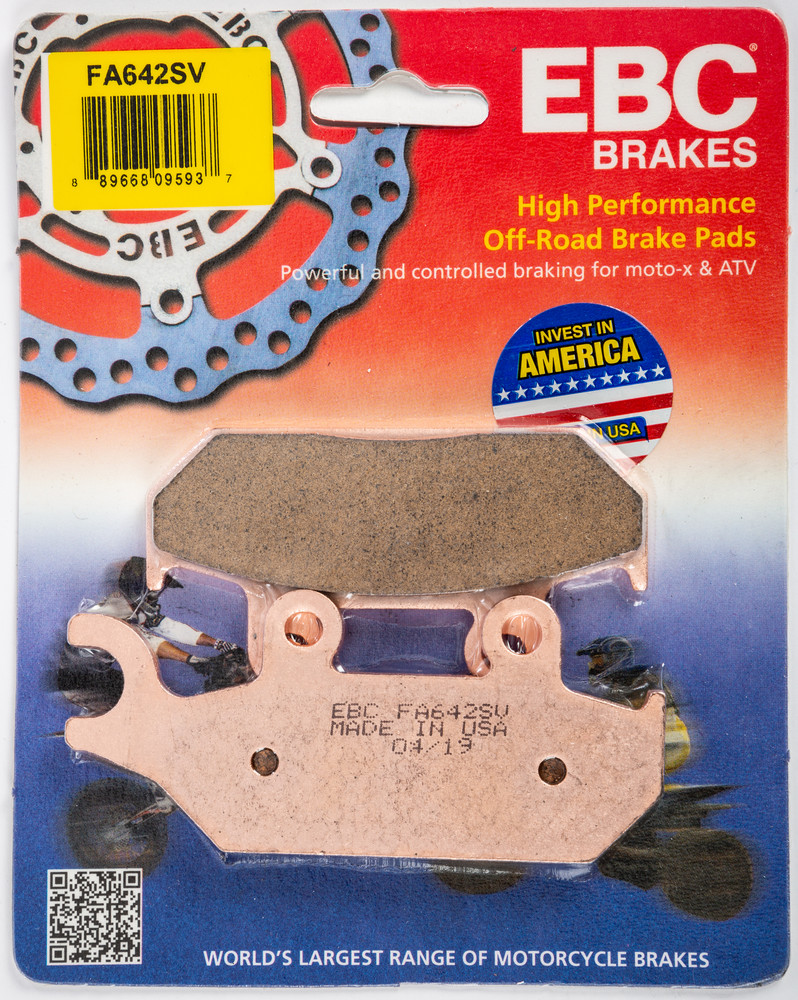 EBC BRAKE PADS FA642SV SEVERE DUTY SV SERIES