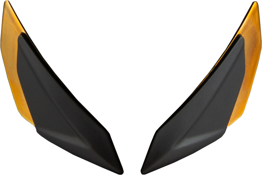 Fly Racing Sentinel Front Side Vents (2022) — Fire Chrome
