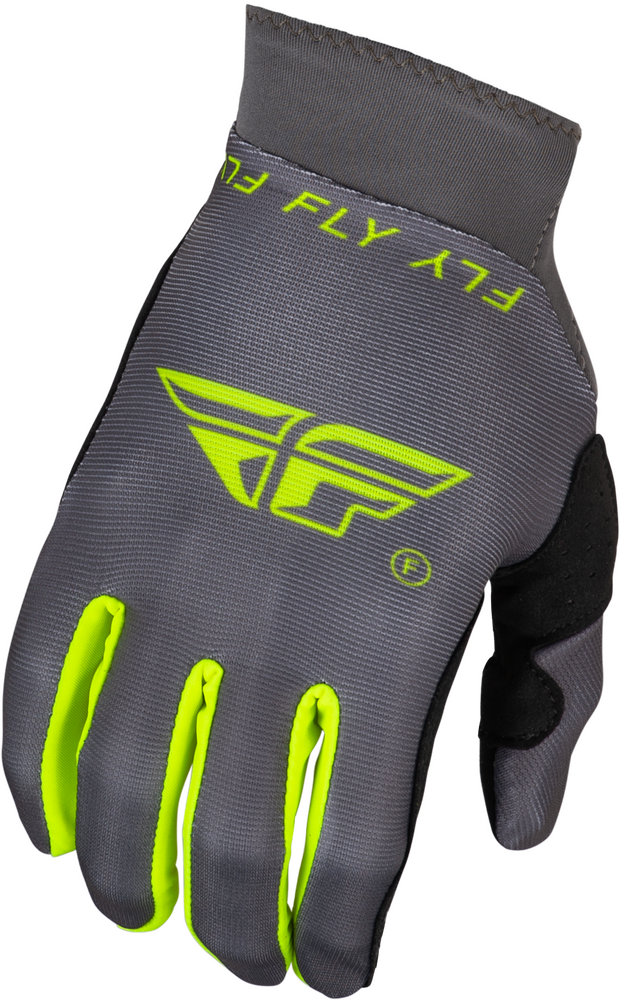 Fly Racing Pro Lite Gloves (2024) — Charcoal/Hi-Vis