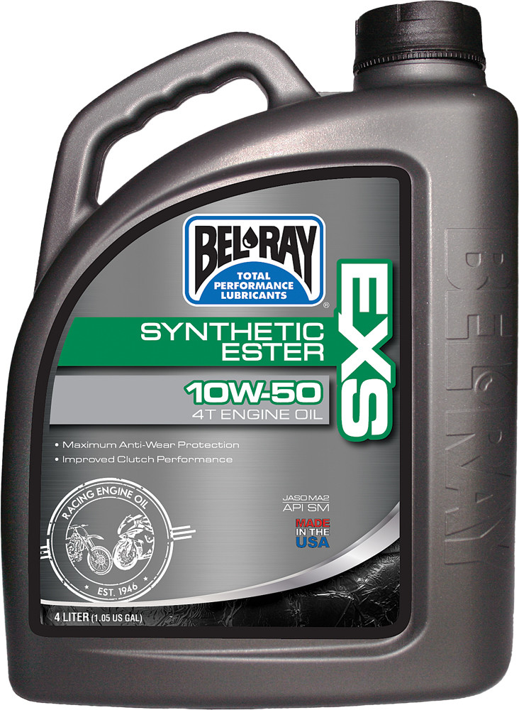 BEL-RAY EXS FULL SYNTHETIC ESTER 4T ENGINE OIL 10W-50 4L