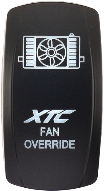 XTC Power Products Dash Switch Rocker Face - Fan Override